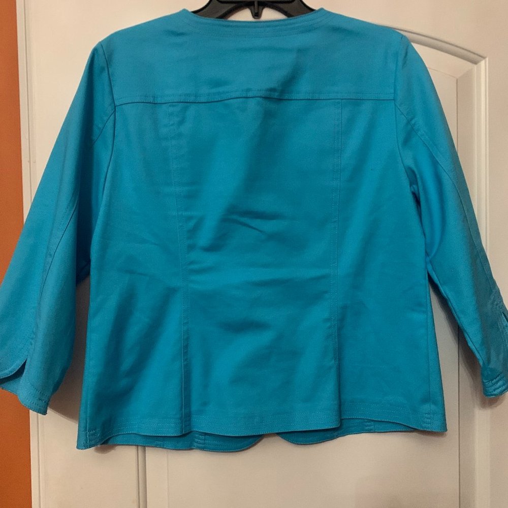 Ruby Rd Baby Blue Blazer - Picture 2 of 5
